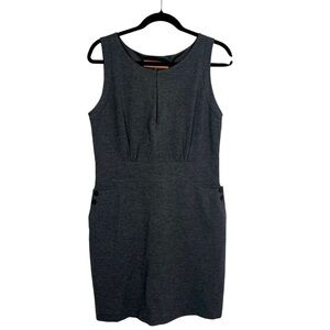 Vintage Twee CYNTHIA STEFFE Womens Charcoal Gray Jumper Dress Knee Length 12